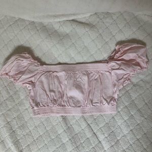 Brandy Melville pink crop top